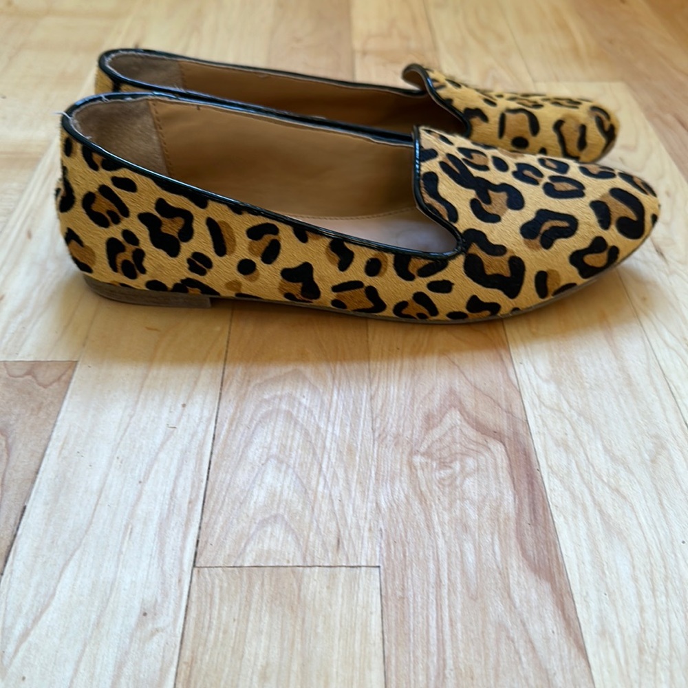 J. Crew Leopard Loafers